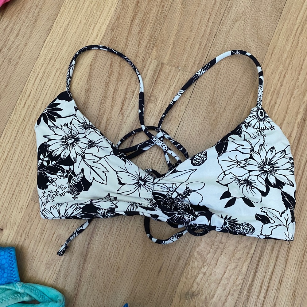 Reversible Cinched Roxy Bikini Top - image 2